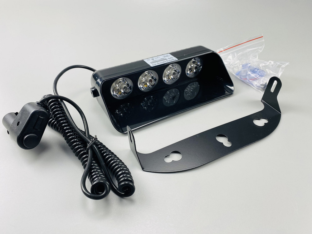 Маячок проблисковий S5 стробоскоп 9-80V 12 led діодів помаранчевий спалах під скло, світлодіодний стробоскоп Мукачево - фото 2