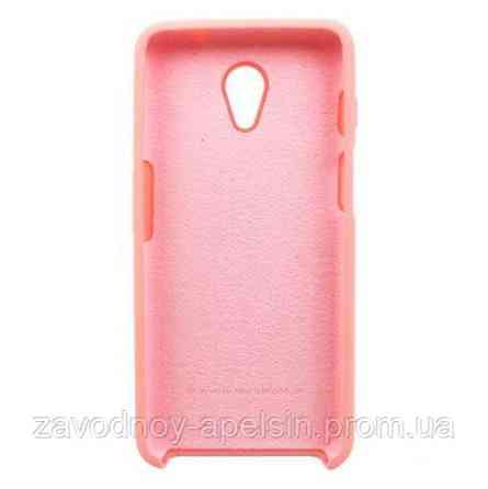 Meizu M6s чохол мікрофібра Silicone cover pink Одеса