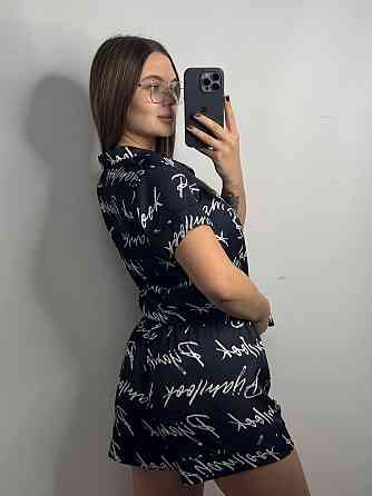 Піжама жіноча з сатину з шортами і сорочкою Pijamlook M-L Харків