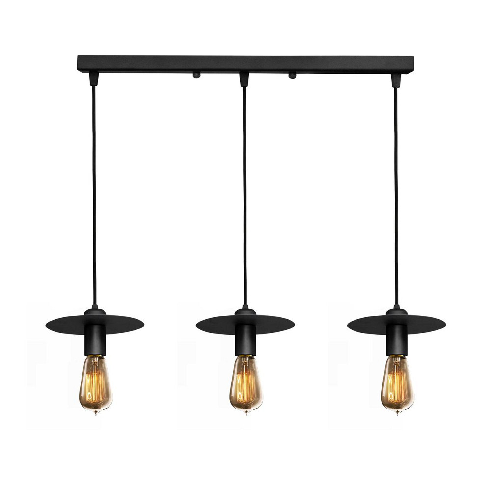 Подвесной светильник лофт 3-Е27 Disk NL 2009-3 BK Киев - изображение 2