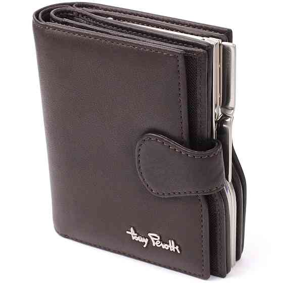 Місткий жіночий вертикальний гаманець з натуральної шкіри Tony Perotti 20841_1 (2656 moro) Коричневий Київ