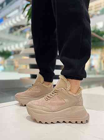 ЭФА Кросівки жіночі EFA VIKA бежеві (зима, шкіра+замша натуральна) (4918) 36р.38р.39р. 39 Коломыя