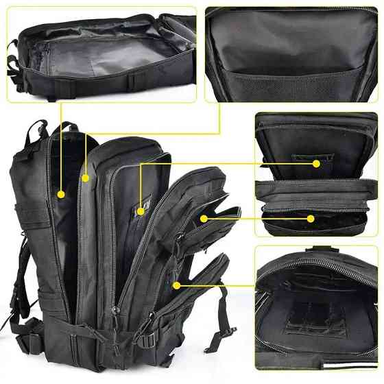 Тактический рюкзак солдатский 25л 1000D, Рюкзак военный штурм Мужской полевой GQ-79 Львов