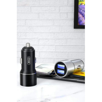 Зарядний пристрій XO TZ09 2.4A/2 USB + cable lightning Black (XO-TZ09L-BK) Вінниця - фото 3