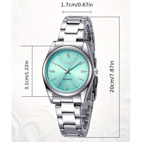 Годинник жіночий наручний Chronos Travel Сріблястий Вінниця - фото 3