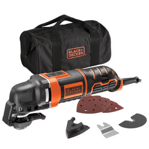 Багатофункціональний інструмент мережевий реноватор BLACK+DECKER MT280BA : 280Вт (MT280BA) Київ