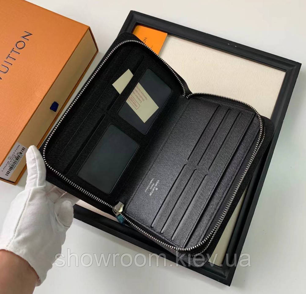Мужской брендовый клатч барсетка LV (2012) grey Киев - изображение 7