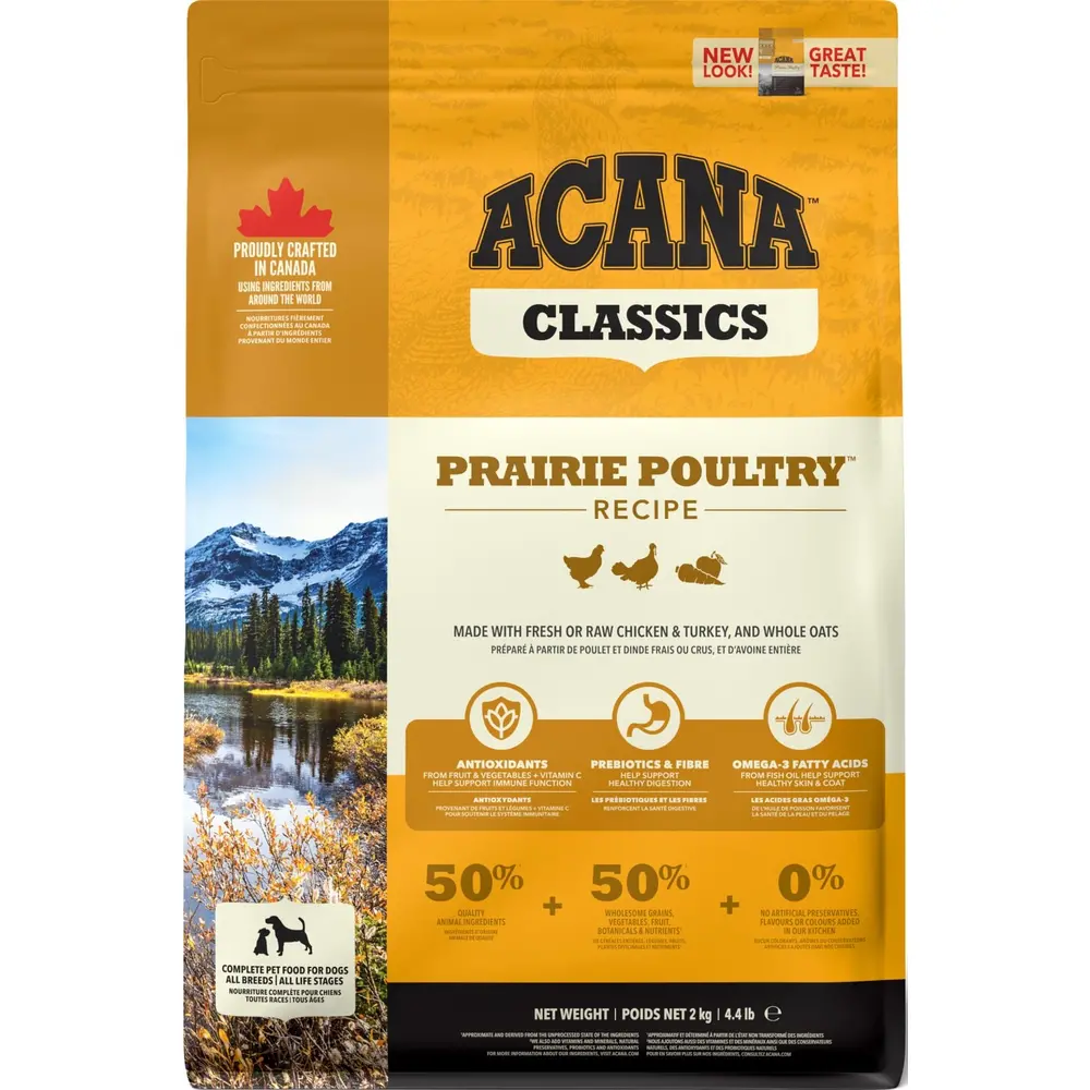 Acana Prairie Poultry Recipe (Акана Прерія Поултрі) сухий корм для собак усіх порід 2 кг. Запоріжжя - фото 1