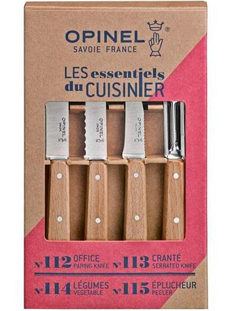 Кухонный Набор Ножей 4 предмета Opinel No.112 - 115 