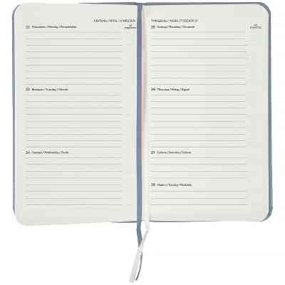 Еженедельник Axent датированный 2026 Pocket Strong 90х150, серый (8508-26-62-A) Винница