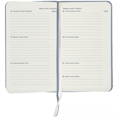 Тижневик Axent датований 2026 Pocket Strong 90х150, сірий (8508-26-62-A) Вінниця - фото 5