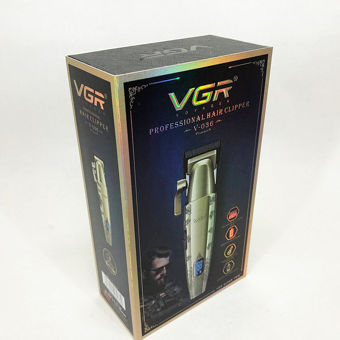 Акумуляторна машинка для стрижки CF-390 VGR V-036 Київ - фото 8