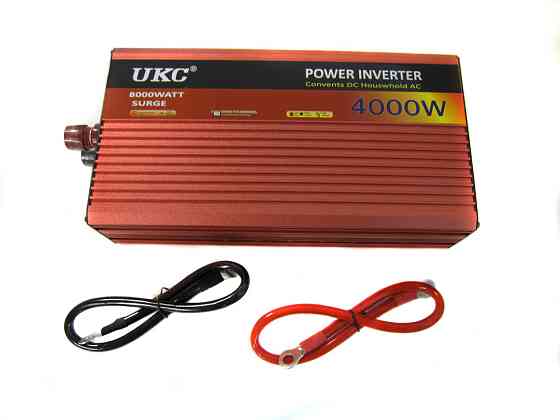 Перетворювач авто інвертор UKC 12V-220V AR 4000W c функцією плавного пуску Винница