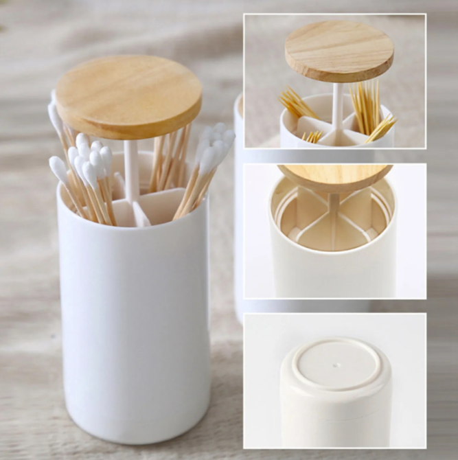 Бокс для вушних паличок і зубочисток Bathlux, 7 кольорів Дніпро - фото 1