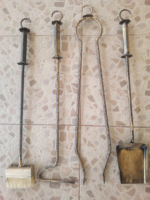 Дровниця кована для каміну велика K-006 Київ - фото 5