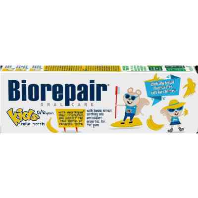 Детская зубная паста Biorepair Веселе мишеня 50 ml Банан (8017331095492) Винница