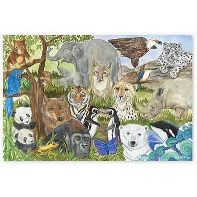 Пазл Melissa&amp;Doug Мега "Вимираючі види тварин", 48 елементів (MD4437) Вінниця
