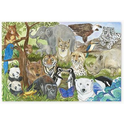 Пазл Melissa&amp;Doug Мега "Вимираючі види тварин", 48 елементів (MD4437) Вінниця - фото 1