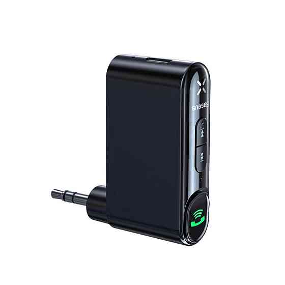 Bluetooth бездротовий ресивер Baseus BSBA-02 AUX Wireless Audio Receiver Black WXQY010001 Одеса