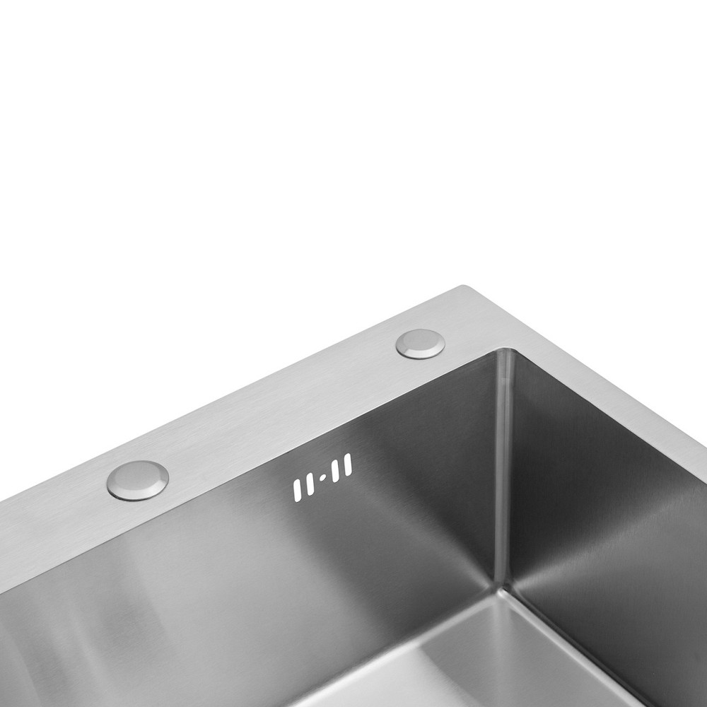 Кухонная мойка с нержавеющей стали Kroner KRP Derby - 58х43 HM Brush (2.5/0.5) Киев - изображение 5