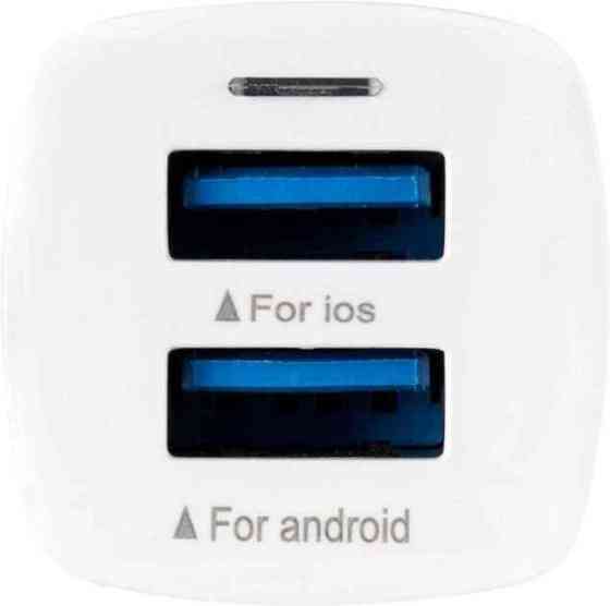 AZP Автомобильное зарядное устройство для Gelius Pro Apollo GP-CC01 2 USB 3.1 A 15 W White Ровно