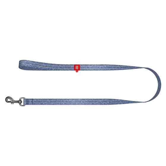 Повідець для собак із відновленої бавовни WAUDOG Re-cotton, світловідбиваючий, Ш 20 мм, Дов 300 Коломия