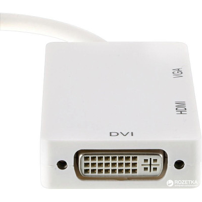 Порт-репликатор PowerPlant mini Display Port — HDMI, DVI, VGA (3 в 1) (CA910946) Винница - изображение 2
