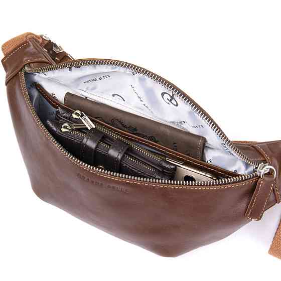 Поясна сумка GRANDE PELLE 11315 Руда Київ