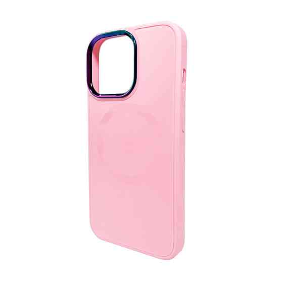 Чохол для смартфона AG Glass Sapphire MagSafe Logo for Apple iPhone 15 Pink Киев