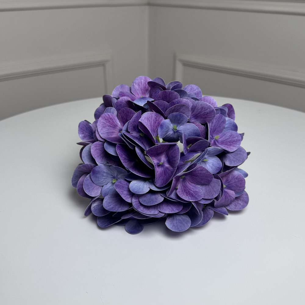 Гортензия латексная искусственная h=70см. d=17 cm 1шт. Цвет: лавандовый ZQ-42 Львов - изображение 1