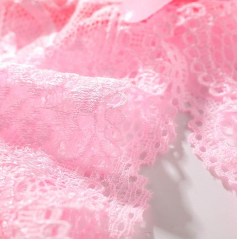 Стринги с дыркой розовые - размер универсальный, резинка тянется до 86см Киев - изображение 3