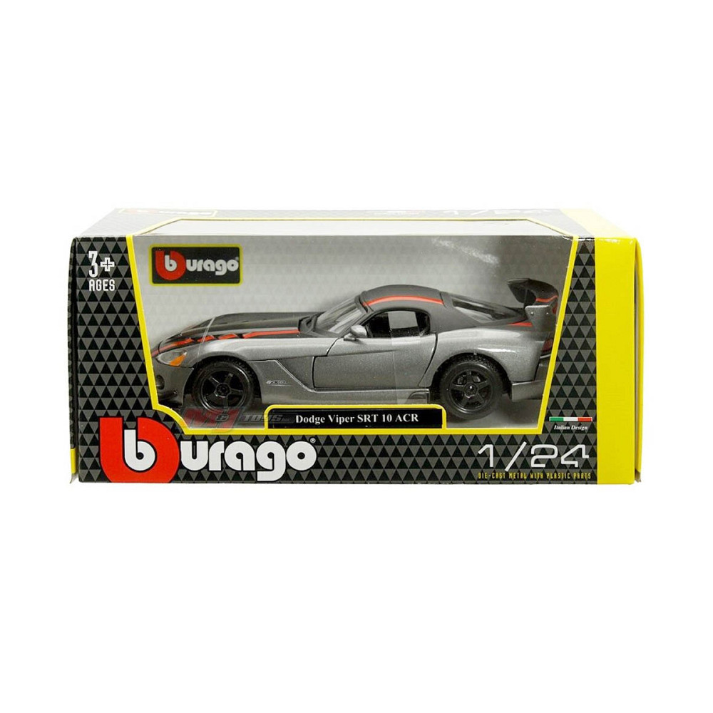 Автомодель - Dodge Viper Srt10 Acr  (ассорті помаранч-чорн металік, червоно-чорн металік, 1:24) Днепр - изображение 11