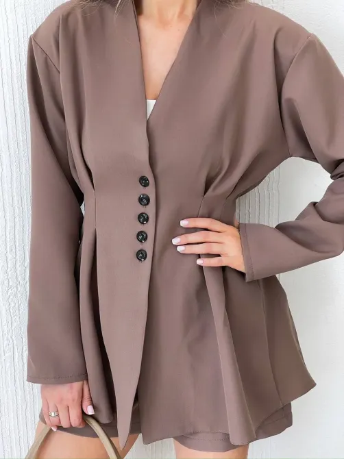 Стильний костюм шорти та жакет Одеса - фото 8