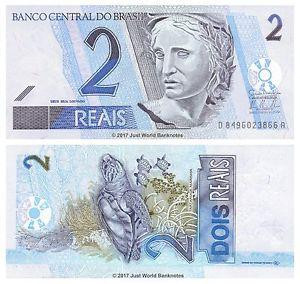 Бразилия/Brazil 2 Reais 2001 UNC Полтава - фото 1