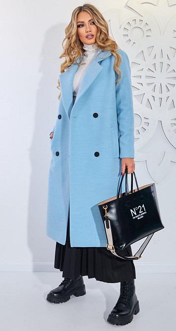 Стильне пальто в модному відтінку (44) Київ - фото 8