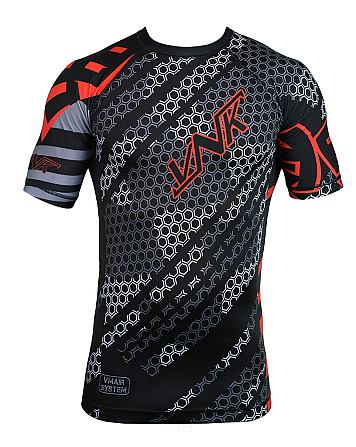 Рашгард з коротким рукавом VNK Contact Red L Каменское - изображение 4