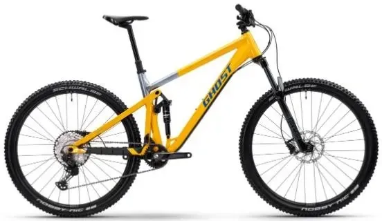 Велосипед Ghost Rower Górski Riot Trail Al 27.5 Yellow Tropical Mango / Gray Glossy 2025 S Киев