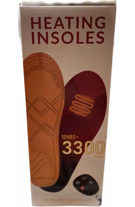 Устілки з підігрівом з акумулятором та пультом дистанційного керування (розмір 43-46) Вінниця - фото 10