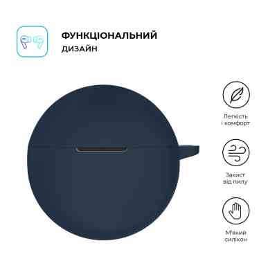 Чехол для наушников Armorstandart Hang Case для OPPO Enco Air2i/Air3i Dark Blue (ARM79944) Винница