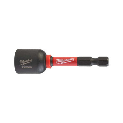 Головка магнитная Milwaukee 1/4", шестигранная, 12 мм Shockwave, ударопрочная (4932492442) Винница - изображение 1