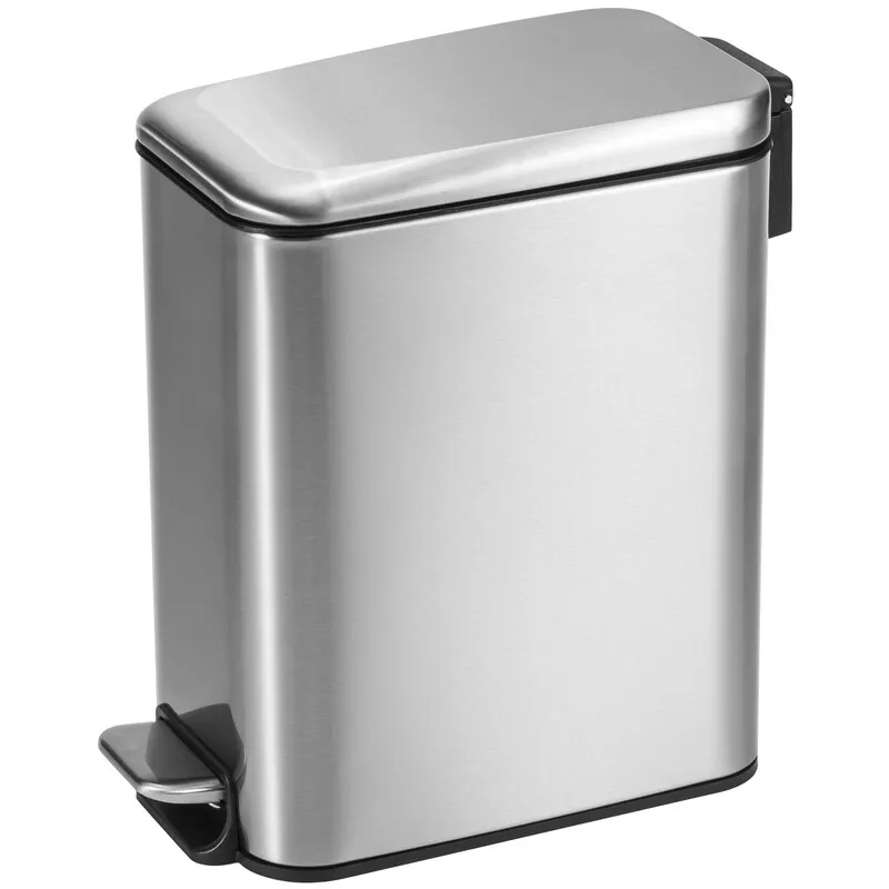 Прямоугольное мусорное ведро с плавным закрытием Mixxus Diverse-TC0312 12л цвет нержавейка Харьков - изображение 4