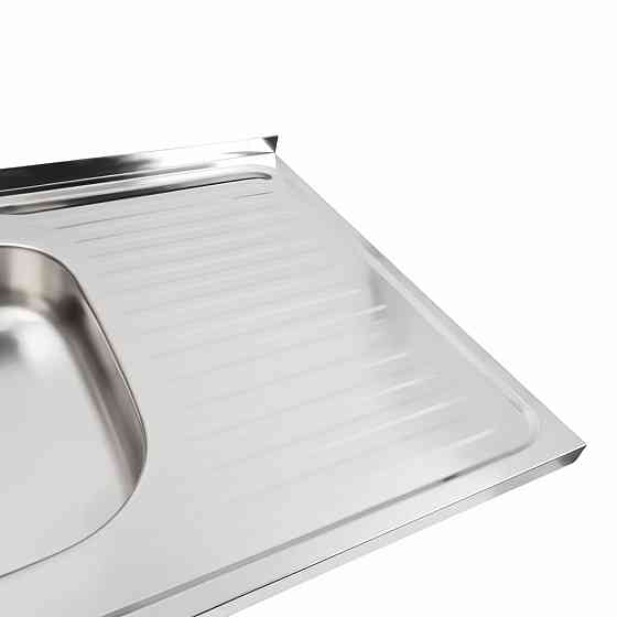 PLATINUM Мийка кухонна з нержавіючої сталі Platinum 8060 L (0,4/120 мм) Киев