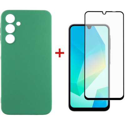 Чехол для мобильного телефона Dengos Samsung Galaxy A16 Soft + glass (Mint) (DG-KM-134) Винница - изображение 1