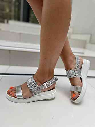 Kentro Босоніжки жіночі KENTO 3127 срібні (літо, шкіра натуральна) (925) Коломыя