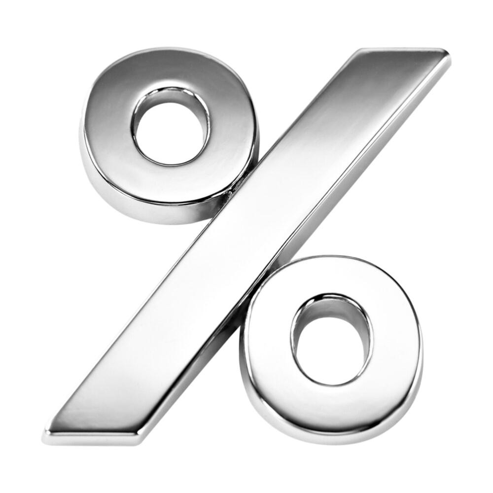 Наклейка 3 см Знак % (процент) Київ - фото 1