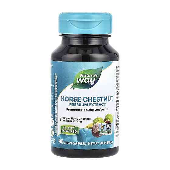 Экстракт конского каштана Nature's Way Horse Chestnut - 90 vcaps Луцк
