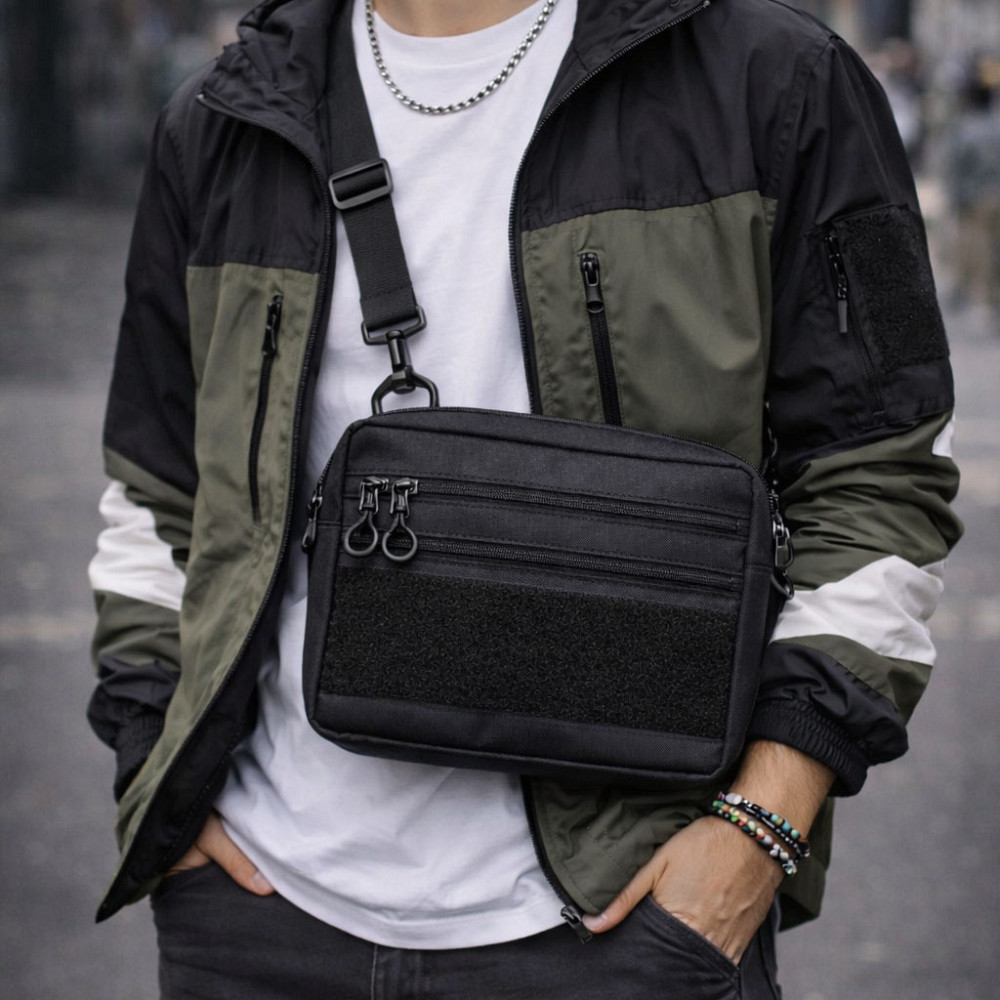 Военная сумка всу мужская сумка слинг, Сумка через плечо военная маскировка Мужская кросс-боди JI-26 Львов - изображение 9