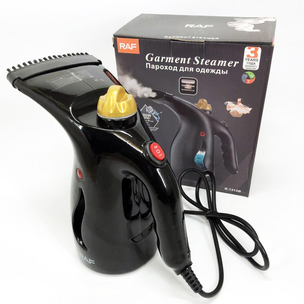 Універсальний відпарювач-пароочисник RAF, Компактна парова праска для подорожей, Пароочисники для штор MZ-75 Львів - фото 1