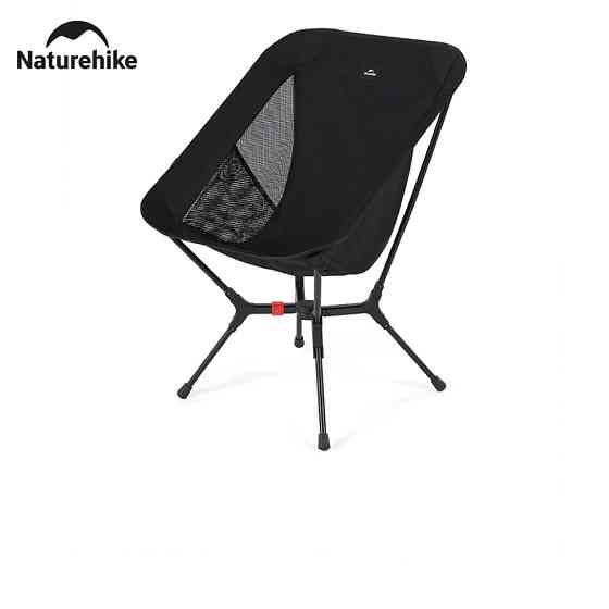Стілець складаний ультралегкий Naturehike CNK2550JJ013 Yamami YL01, розмір М, алюміній, чорний Киев