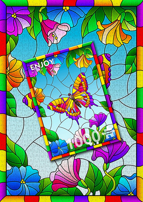 Пазл Кришталевий метелик - Crystal Butterfly (Enjoy-2120) Киев - изображение 5